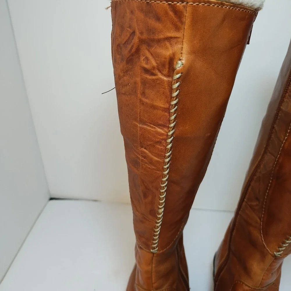 Keen Bern Baby Womens 6 Waterproof Brown Leather Knee High Lined Riding‎ Boots